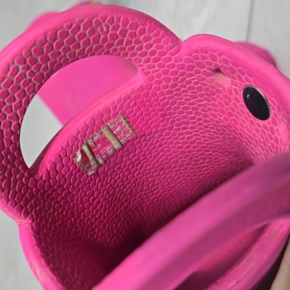 Crocs Girls Kids Pink Rain High Top Boots Shoes Sz C10 Toddler - Picture 11 of 11